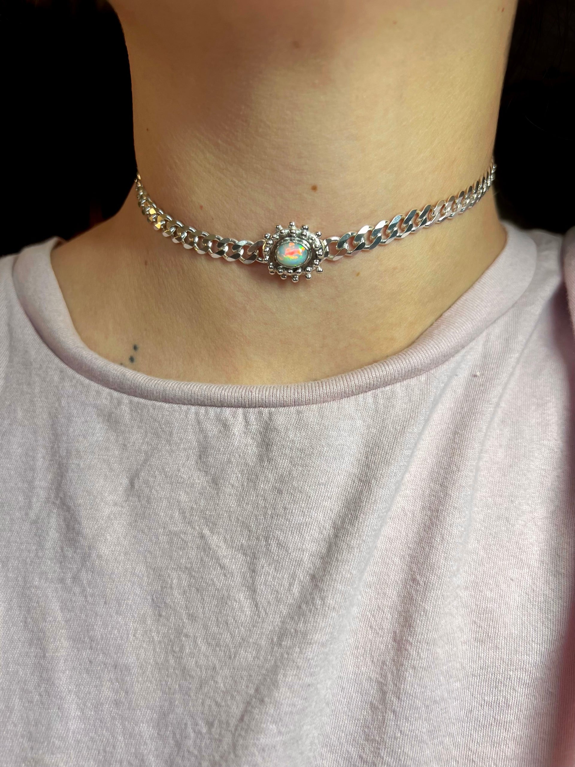 MADE TO ORDER- opal choker